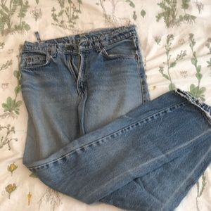 Vintage tattered Levi jeans